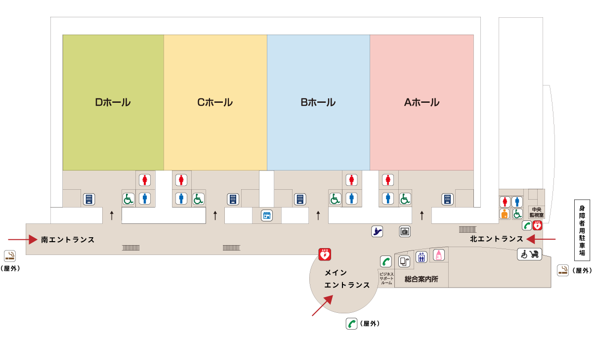 館内マップ1F